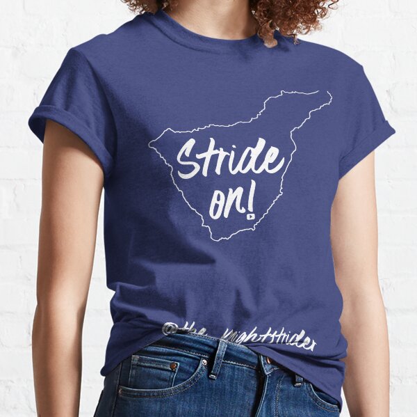 STRIDE ON in white - Tenerife - The Knightstrider Classic T-Shirt