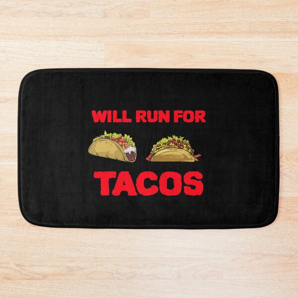 Item preview, Will Run For Two Tacos designed and sold by Lijo Jose.