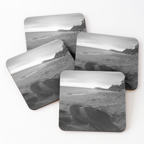 Item preview, US Virgin Islands Sunset Black and White designed and sold by RCPphotography.