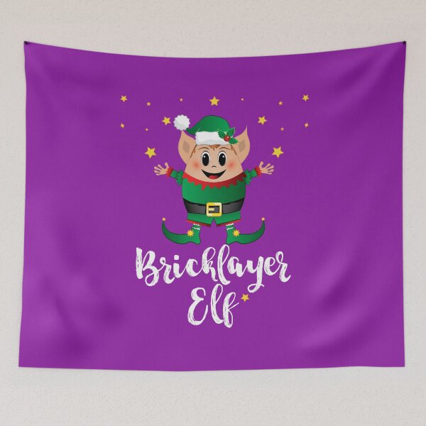 Item preview, Bricklayer Elf Squad Men Christmas Matching Family Group designed and sold by ZNOVANNA.