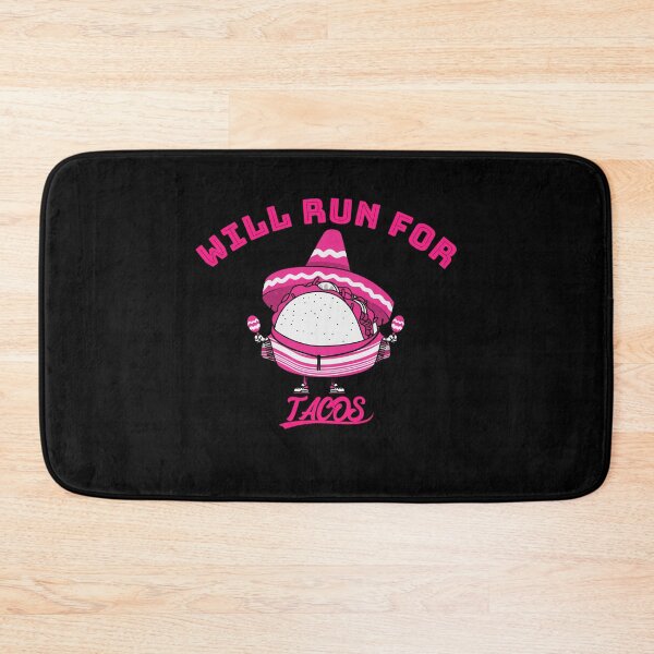 Item preview, Will Run For Tacos - Pink Run designed and sold by Lijo Jose.