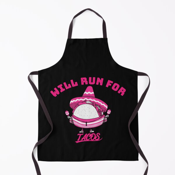 Item preview, Will Run For Tacos - Pink Run designed and sold by Lijo Jose.