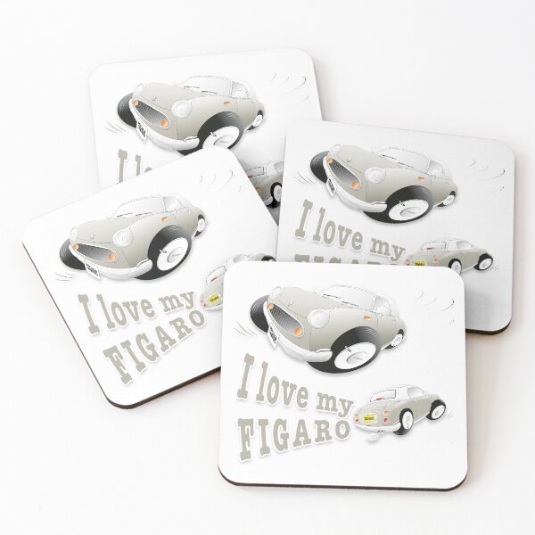 Item preview, Topaz Mist Nissan Figaro - Design 3 designed and sold by thefigarostore.