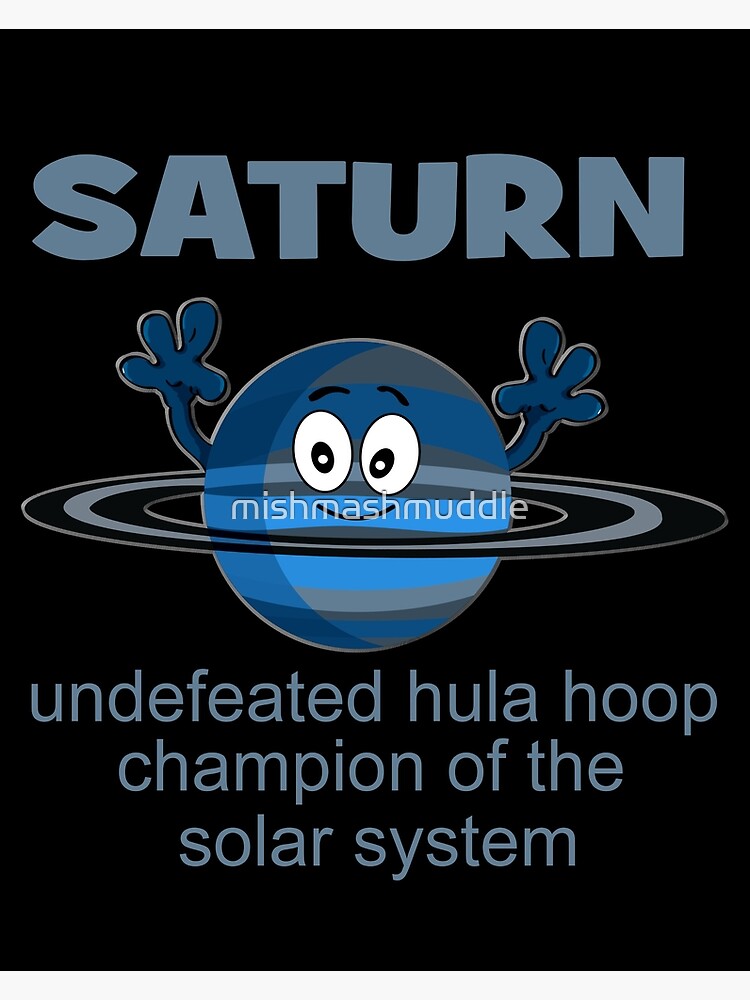  Funny Saturn Hula Hoop Gift Cool Solar System Champ