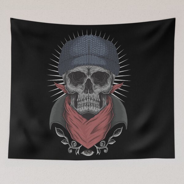 Item preview, Skull Bandana designed and sold by SiddharthaMoon.