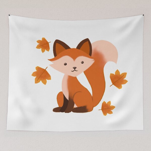 Item preview, Autumn Cute Fox designed and sold by joabaj.