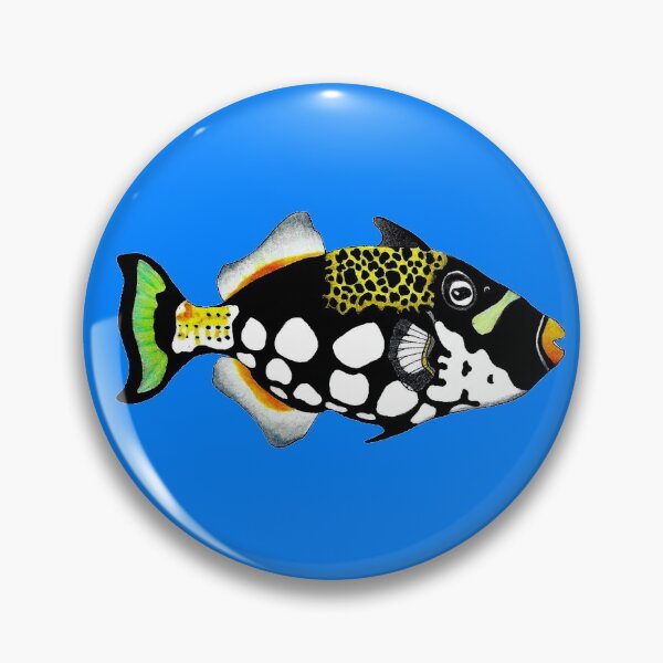 Item preview, Clown Triggerfish designed and sold by TinkerandBone.