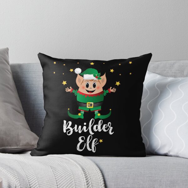 Aperçu de l'œuvre Builder Elf Squad Hommes Christmas Matching Family Xmas Group créée et vendue par ZNOVANNA.