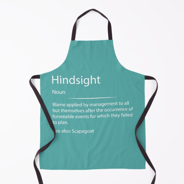 Item preview, Hindsight noun and definition. Works or business gift. designed and sold by MultistorieDog.