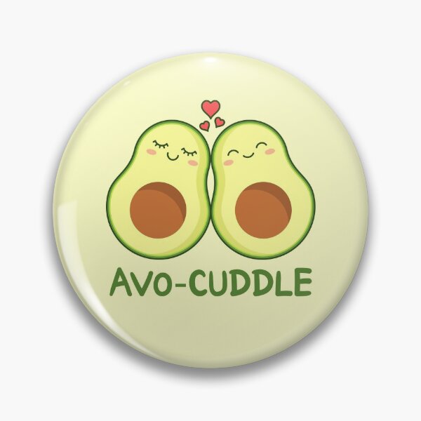Item preview,  Two avocados cuddling. Avocado pun. designed and sold by TashaVector.