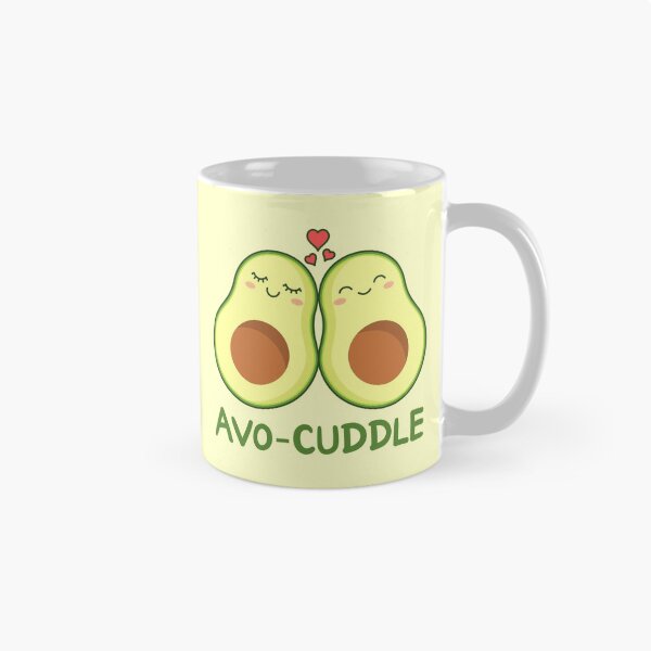 Item preview,  Two avocados cuddling. Avocado pun. designed and sold by TashaVector.