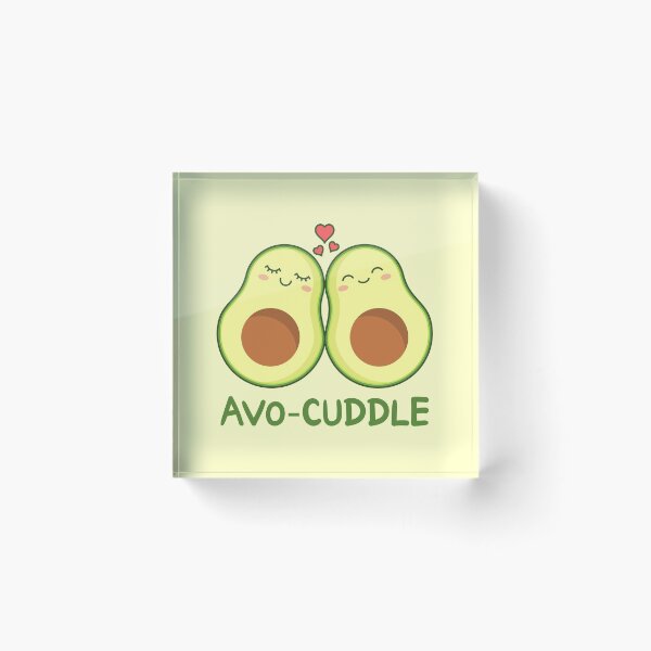 Item preview,  Two avocados cuddling. Avocado pun. designed and sold by TashaVector.