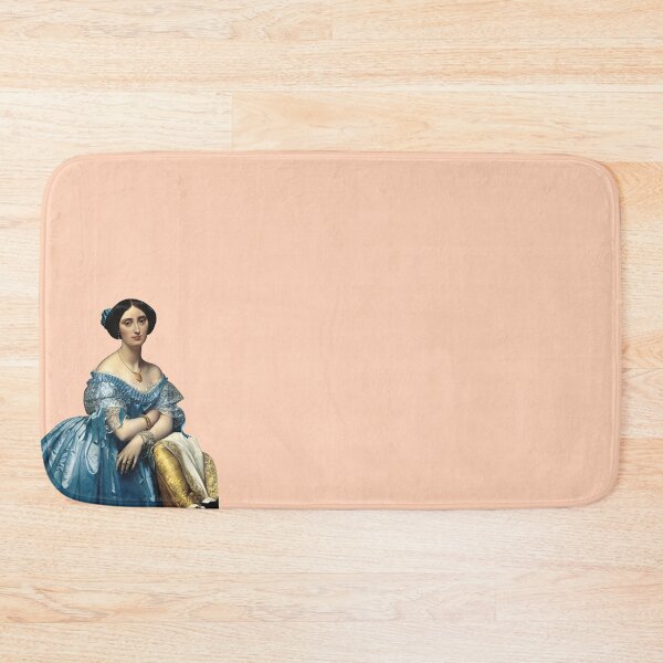 Item preview, Portrait of a Lady - Vintage Fine Art on Pale Blush - Ingres designed and sold by kierkegaard.