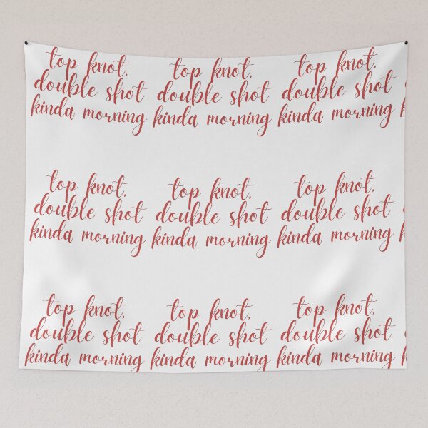 Item preview, Top knot, double shot kinda morning  designed and sold by Abbara.