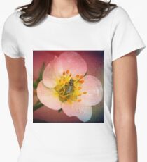 Fly Flower Women's Fitted T-Shirt