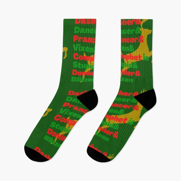 Item preview, Reindeer Names Christmas LGBT Comphet Is Stupid designed and sold by DesignsofNote.