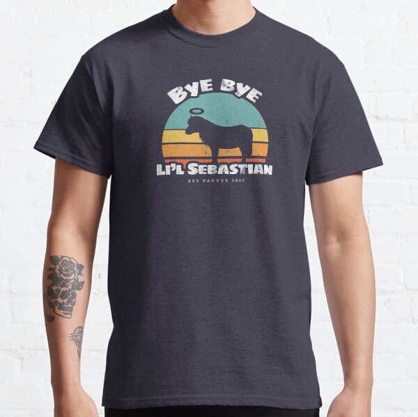Bye bye Li'l Sebastian • Est Pawnee 1986 Classic T-Shirt