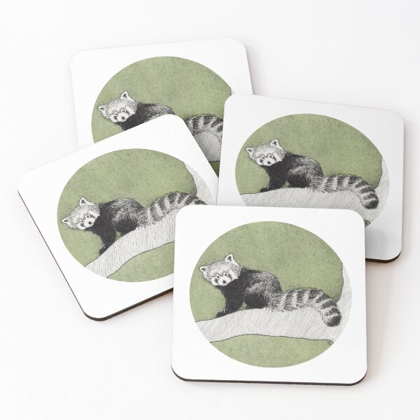 Item preview, Inktober 2020: Red Panda designed and sold by Pamela Sommer.