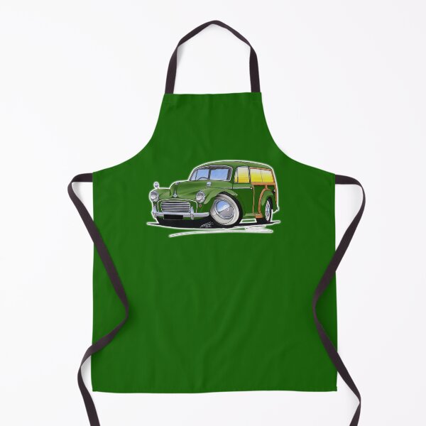 Item preview, Morris Minor Traveller Green designed and sold by Yeomans Cartoons.