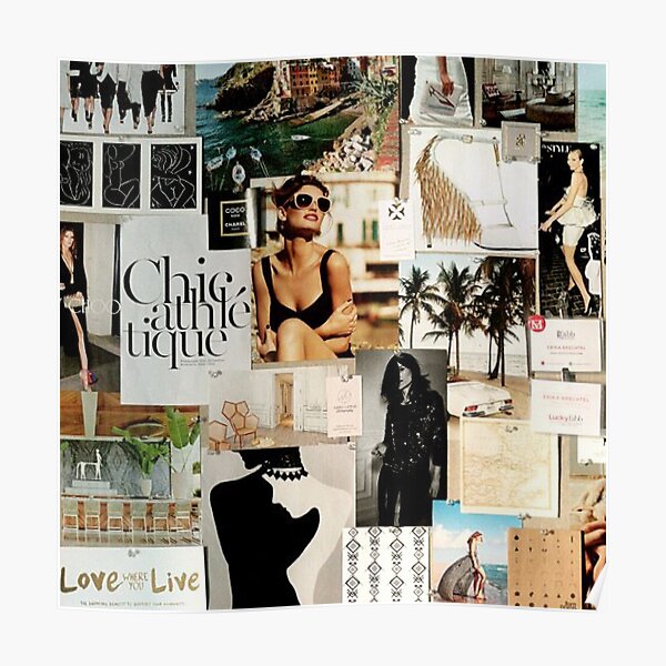 80 PINK BOUJEE BADDIE Collage Aesthetic. Trendy Vogue 