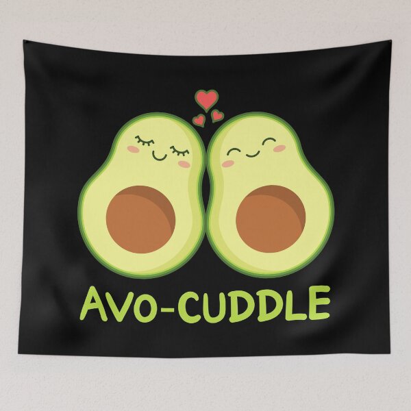Item preview,  Two avocados cuddle. Avocado pun. designed and sold by TashaVector.