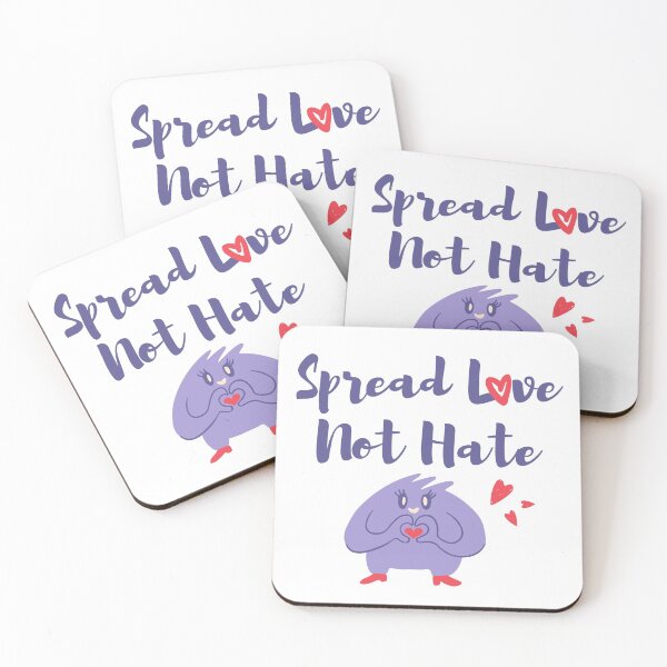 Item preview, Spread Love Not Hate Quote White designed and sold by fantasticpud.