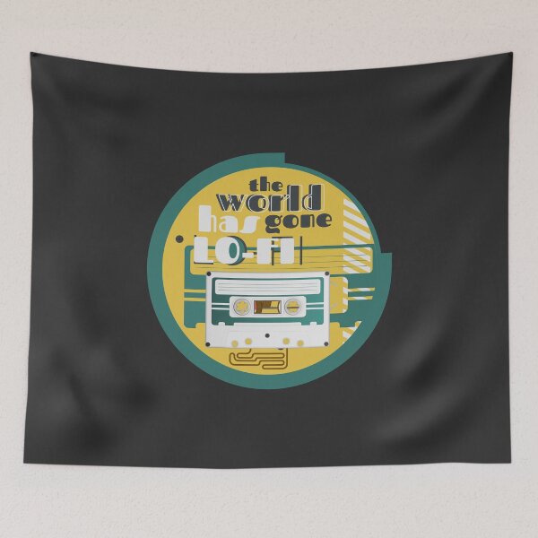 Item preview, The World Has Gone LoFi - The Future Is Yesterday designed and sold by Ben Nolan.