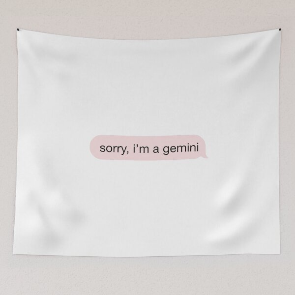 Item preview, sorry, I'm a gemini pink text designed and sold by macypavelock.