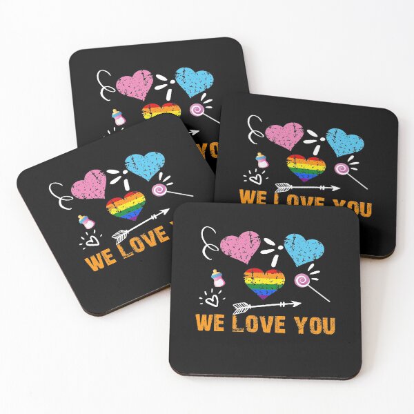Item preview, Pink Or Blue we Love You Gender Reveal Pregnacy Anouncement LGBTQ designed and sold by Akmloza.
