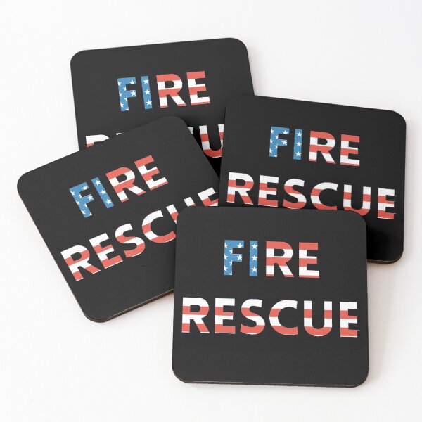 Item preview, Fire Rescue American Flag  designed and sold by Bbenn28.