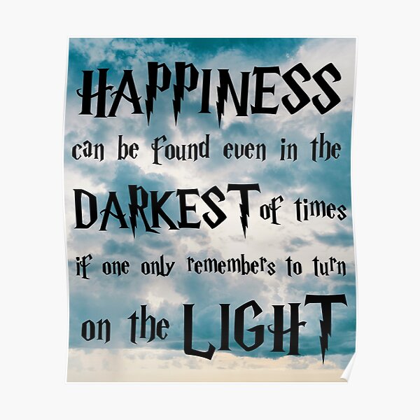 Happiness Can Be Found, Blue Skies Poster