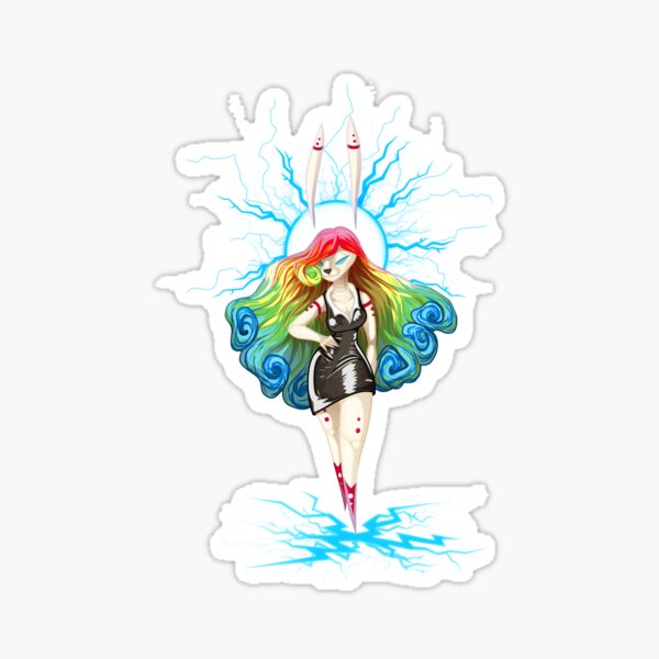 Lapine cyborg Sticker
