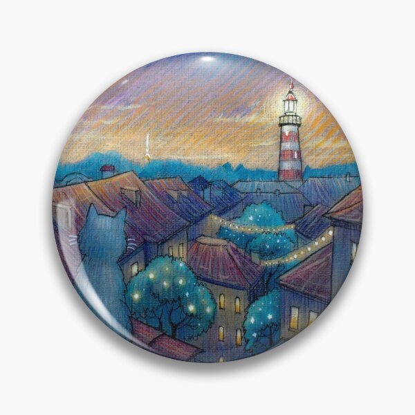 Item preview, Roof cat and lighthouse designed and sold by illustore.