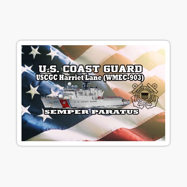 U.S. Coast Guard USCGC Harriet Lane (WMEC-903) Sticker