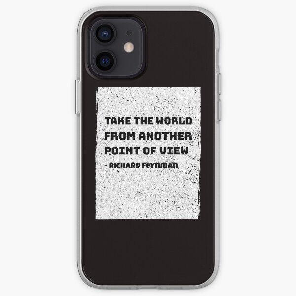 Cita de Richard Feynman Science Physics Funda blanda para iPhone