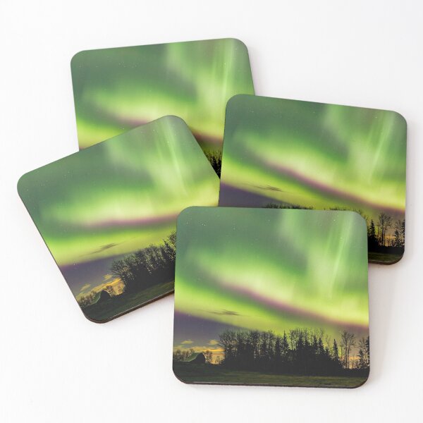 Item preview, Aurora dances over Grandmas Barn designed and sold by Sheri Skocdopole.