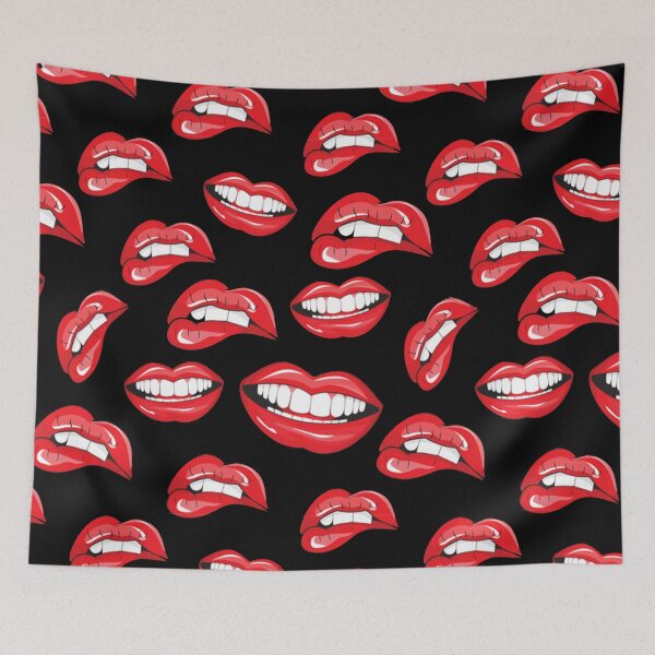 Item preview, i love Mouths pattern designed and sold by virilamissa.