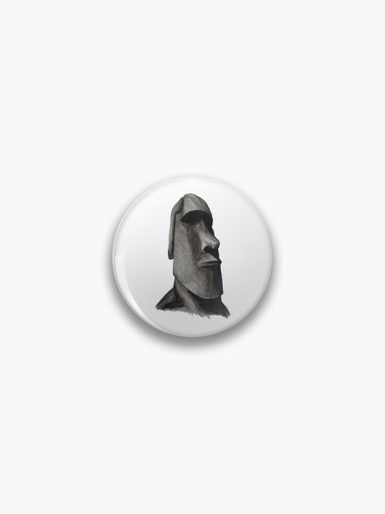 Moai Easter Island Head Statue Emoji Meme Sticker for Sale by