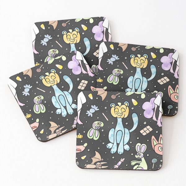 Item preview, Trick or Treating Critters designed and sold by awk-rabbit-art.