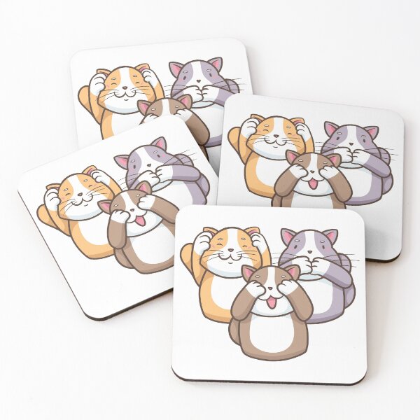 Item preview, Three Wise Cats designed and sold by aliisik.