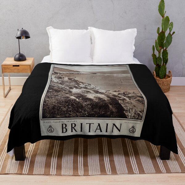 Item preview, retro Britian Walesvintage voyage designed and sold by CorasPosters.