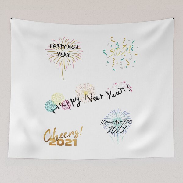 Item preview, Happy New Year 2021 sticker pack designed and sold by fra02.