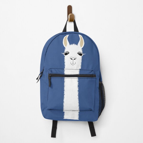 Item preview, LLAMA PORTRAIT ON CLASSIC BLUE designed and sold by Jean Gregory Evans.