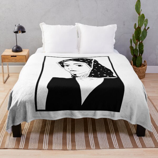 Item preview, Illustration portrait of woman with hood in high contrast designed and sold by inker20.