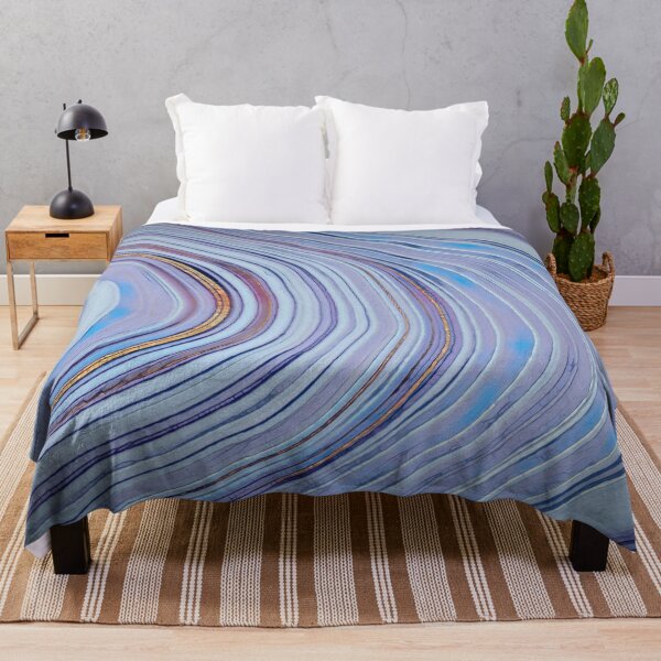 Item preview, Agate Stone Style Pattern With Blue Gold Red and Purple Colors designed and sold by AlanPhotoArt.
