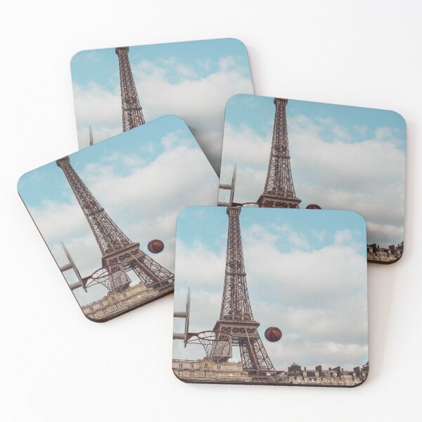Item preview, Basketball under the eiffel tower designed and sold by Peppe-Mura.