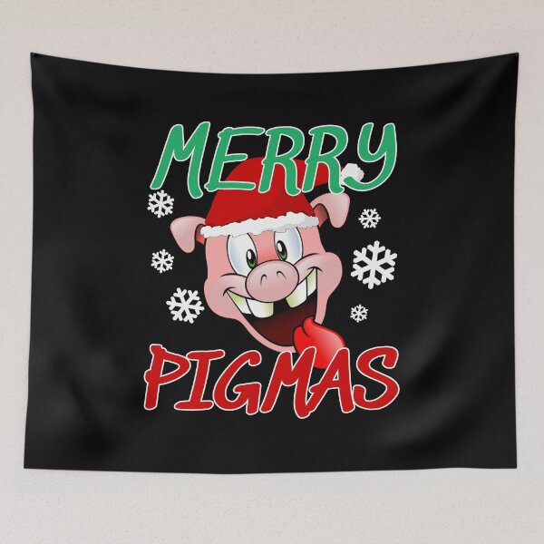 Item preview, Merry Pigmas Pig Christmas designed and sold by jacks-tees.