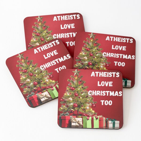 Item preview, Atheists Love Christmas Too designed and sold by Multi-Niche Digital Art & More.
