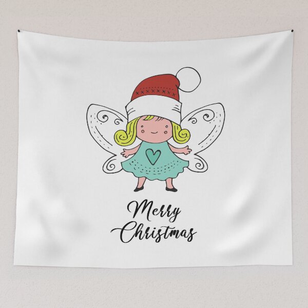 Item preview, Cute Christmas fairy designed and sold by colourfulslug.