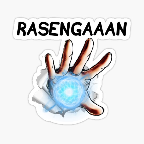 3D Reaching Rasengan Sticker